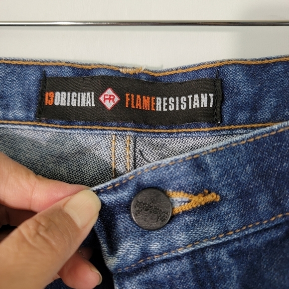 Wrangler MVM FR13 Original Flame Resistance Men's Work Blueb Jeans Sz 36 X 36 - Picture 5 of 12